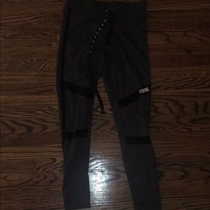 Pink campus leggings